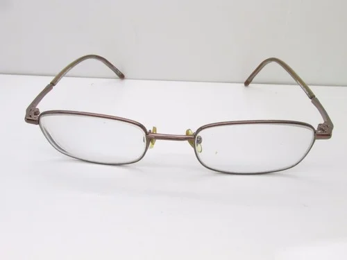 Modo 309 Saki Titanium EYEGLASSES FRAMES 51-20-143 Brown Rectangle TV6 33994 2