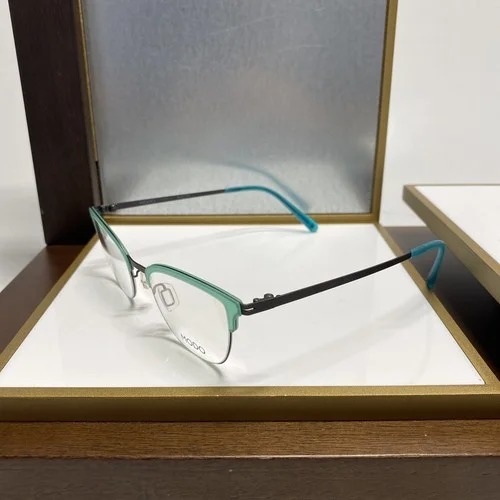 MODO 4078 AQUA Girls Cateye eyeglass frames 47-21-138 W / Case 4