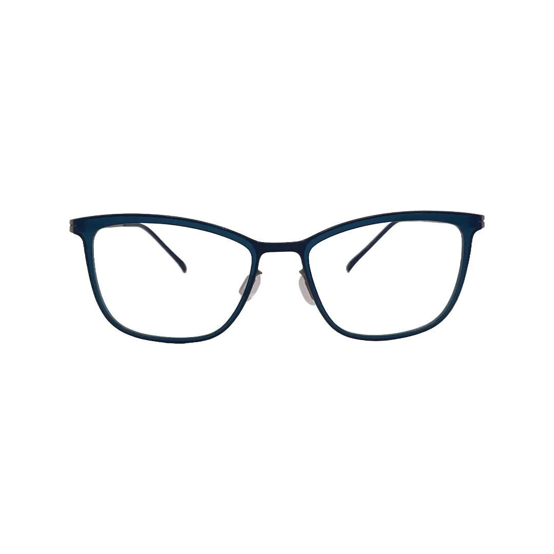MODO 4117 PET Petrol Cat Eye Eyeglasses Frames 52mm 17mm 142mm - Made in Japan