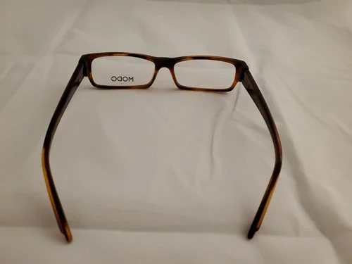 MODO 5003 Handmade Rectangular Full Rim Acetate Eyeglass Frames 52-15-135 WOOD 4