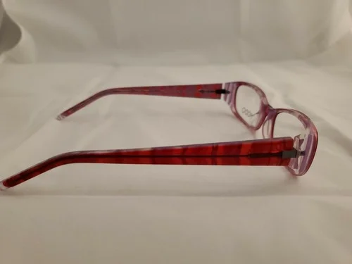 MODO 5007 Handmade Rectangular Full Rim Acetate Eyeglass Frames 50-17-135 RED 3