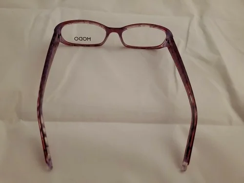 MODO 5007 Handmade Rectangular Full Rim Acetate Eyeglass Frames 50-17-135 RED 4