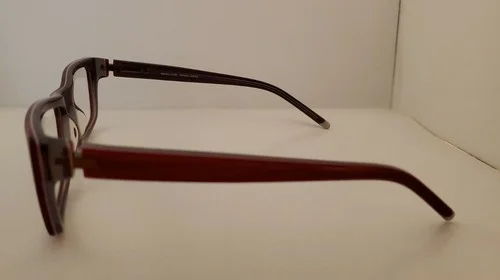 MODO 5011 Handmade Eyeglass Frames Red Purple Full Rim Rectangular 54-18-135 2