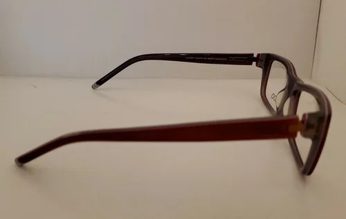 MODO 5011 Handmade Eyeglass Frames Red Purple Full Rim Rectangular 54-18-135 4