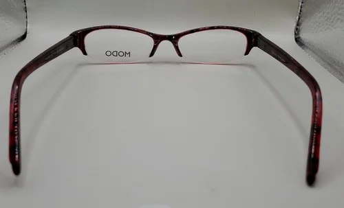 MODO 5012 Handmade Modified Oval Half Rim Eyeglass Frames 51-17-135 BLACK 4