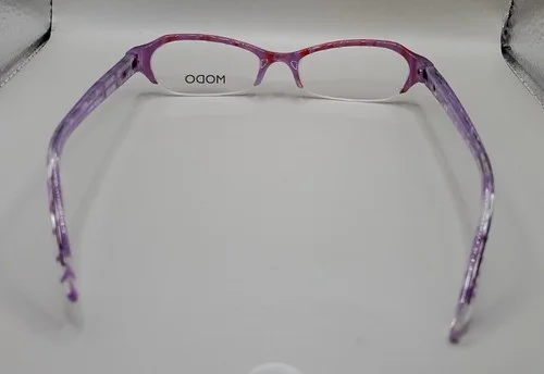 MODO 5013 Handmade Modified Oval Half Rim Eyeglass Frames 49-17-135 BLACK 4