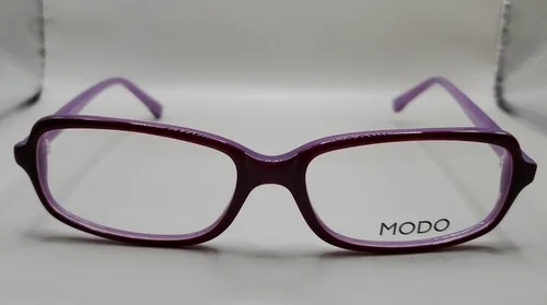 MODO 5014 Handmade Rectangular Full Rim Acetate Eyeglass Frames 53-16-140 PURPLE 2
