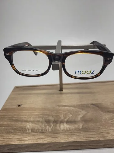 Modz Modern Lubbock Eyeglasses frame 51-19-140 Brown Full Rim 1