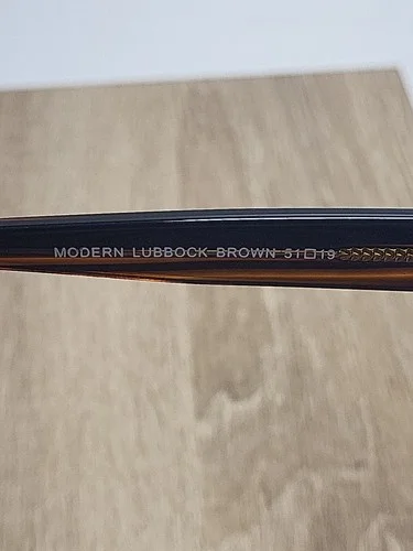 Modz Modern Lubbock Eyeglasses frame 51-19-140 Brown Full Rim 4