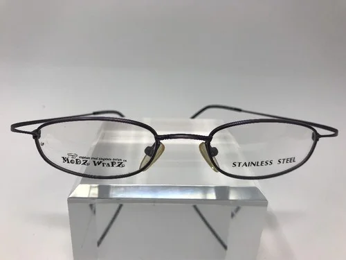 Modz Wrapz Stainless Steel Demolens Hingeless Eyeglasses Mat Pur 46-20-135 &52 3