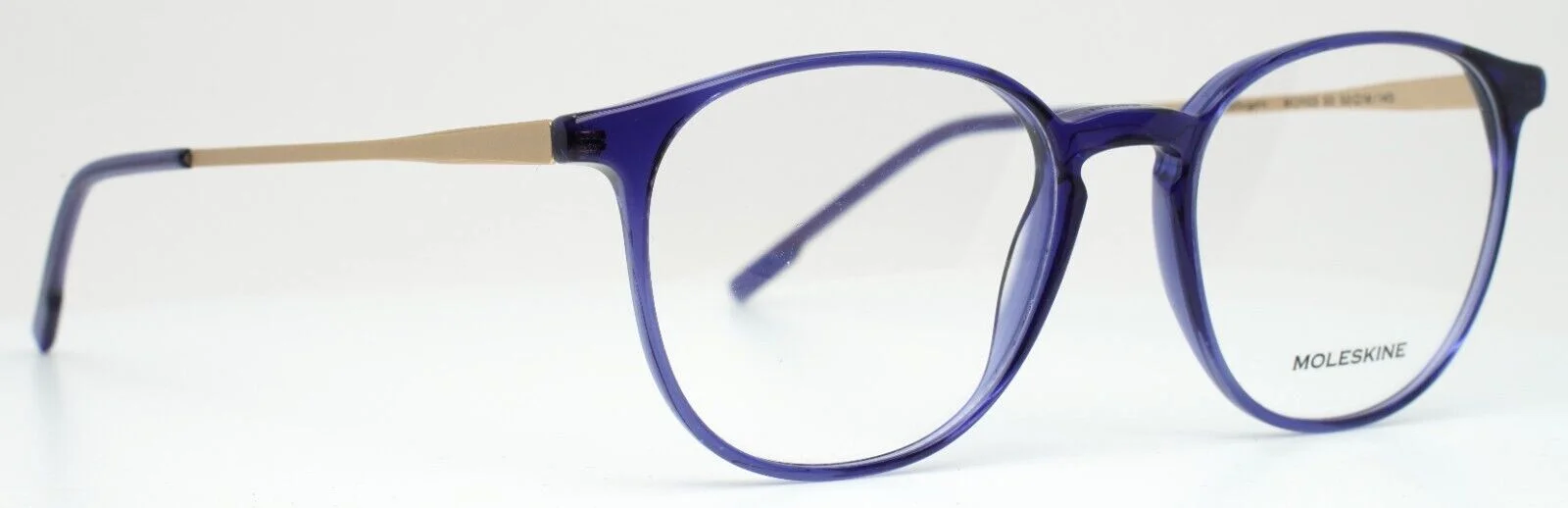 MOLESKINE MO1103 50 Periwinkle Womens Round Full Rim Eyeglasses 50-18-145 B:42 3