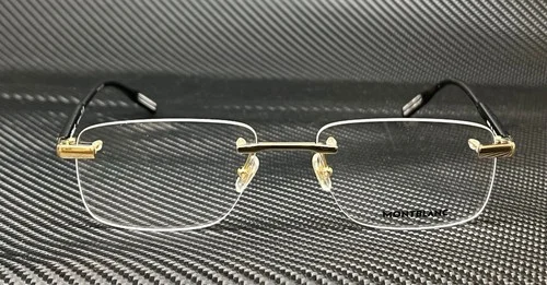MONT BLANC MB0088O 003 Gold Rectangle Men 2
