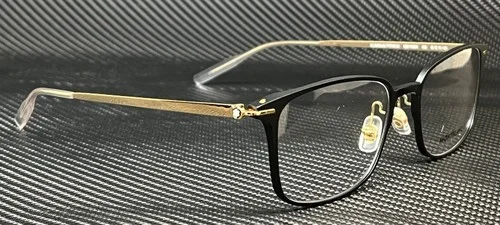 MONT BLANC MB0196OK 002 Black Gold Men 3