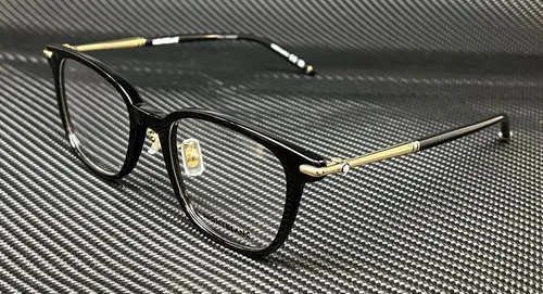 MONT BLANC MB0247OK 001 Black Gold Extra Large Men