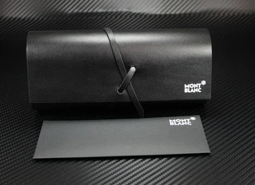 MONT BLANC MB0247OK 001 Black Gold Extra Large Men 4