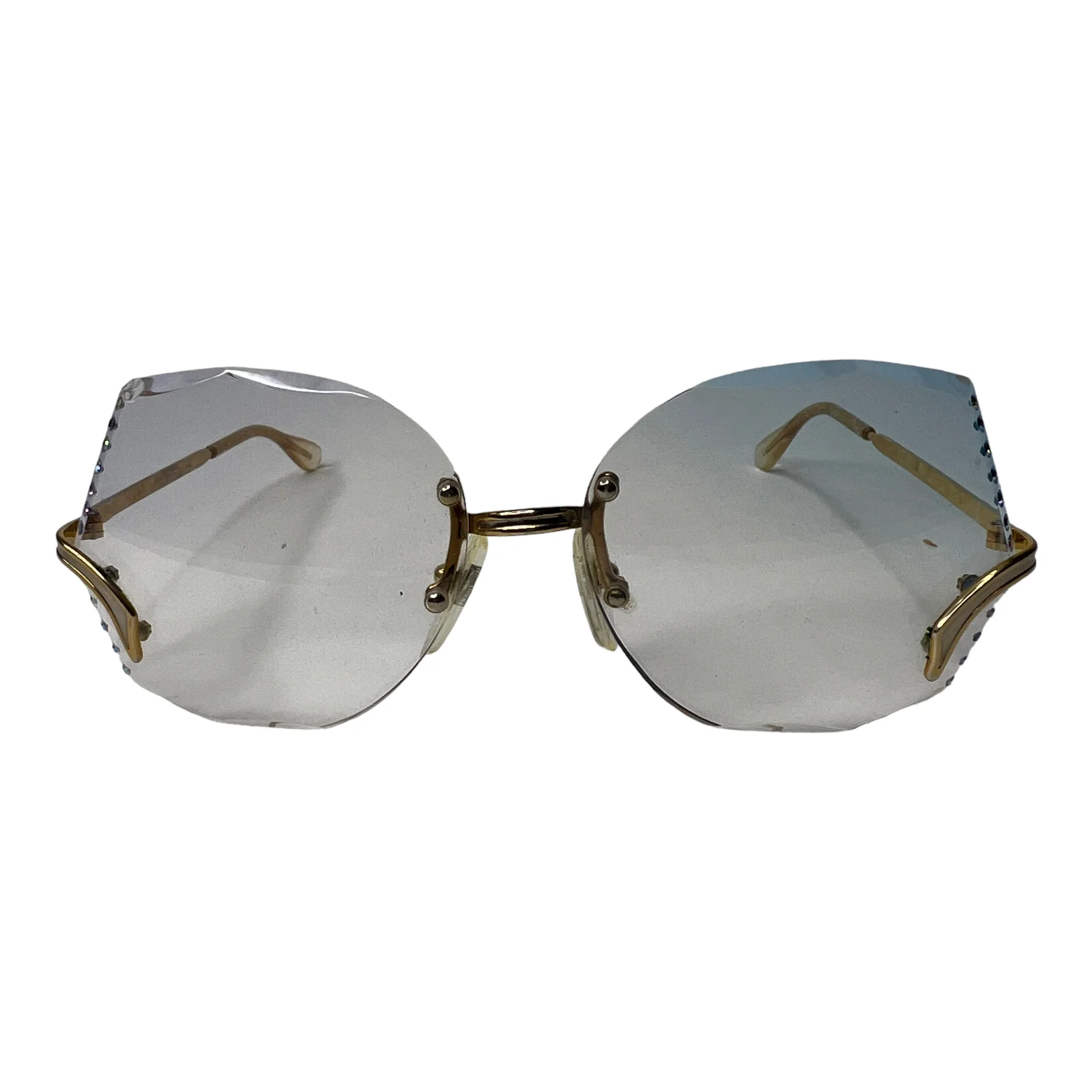 Moonlight II Frameless Eyeglasses GEP 22 KTS Multi Facets Elton John H3626