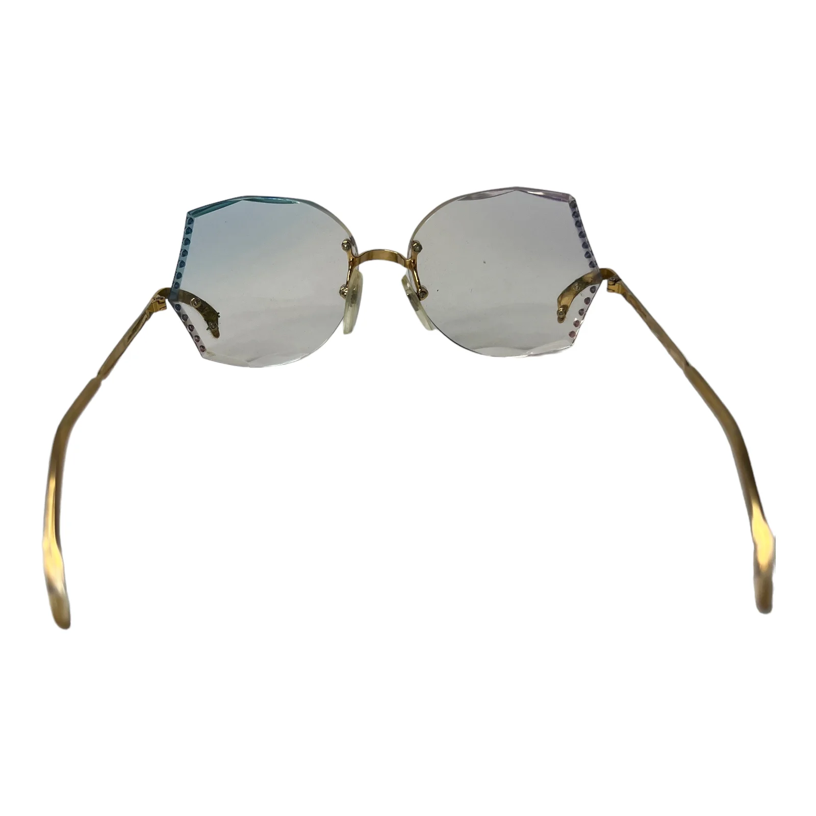 Moonlight II Frameless Eyeglasses GEP 22 KTS Multi Facets Elton John H3626 3
