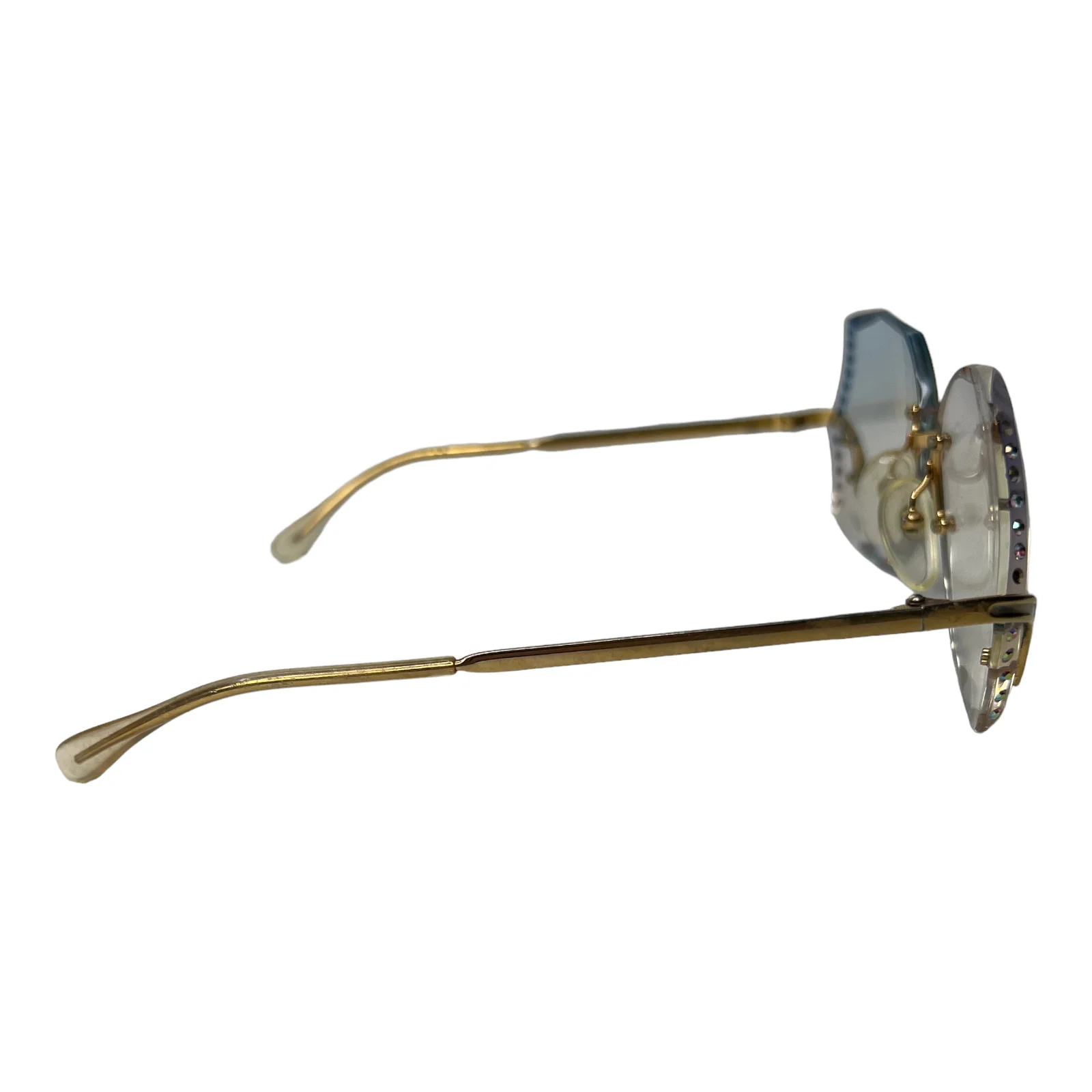 Moonlight II Frameless Eyeglasses GEP 22 KTS Multi Facets Elton John H3626 4