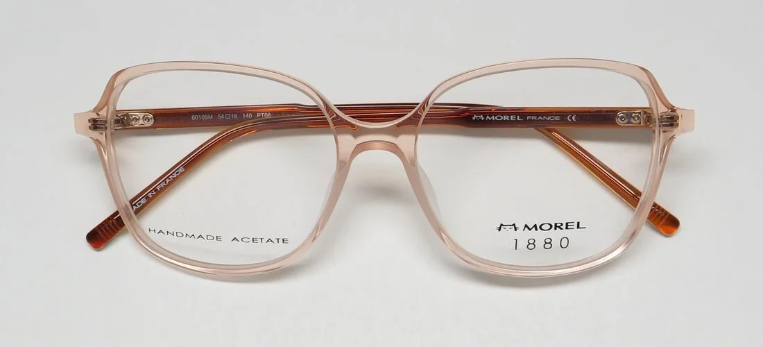 Morel 1880 60105M PT08 Pink Butterfly Eyeglasses Frame 54-16-140 France New RX 4