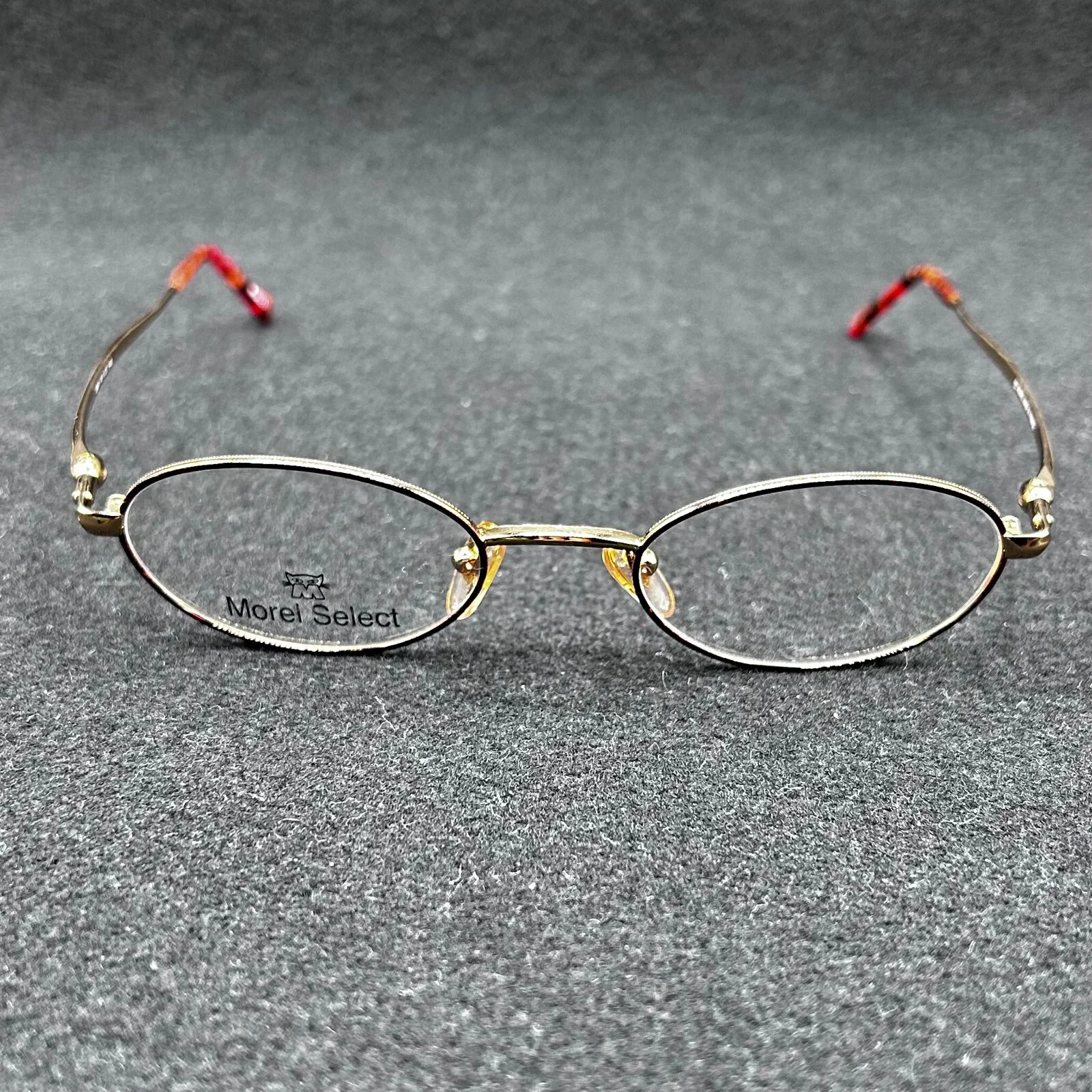 Morel 3964 Select Eyeglasses Gold Frame France Flex 49-20-140 Display 2
