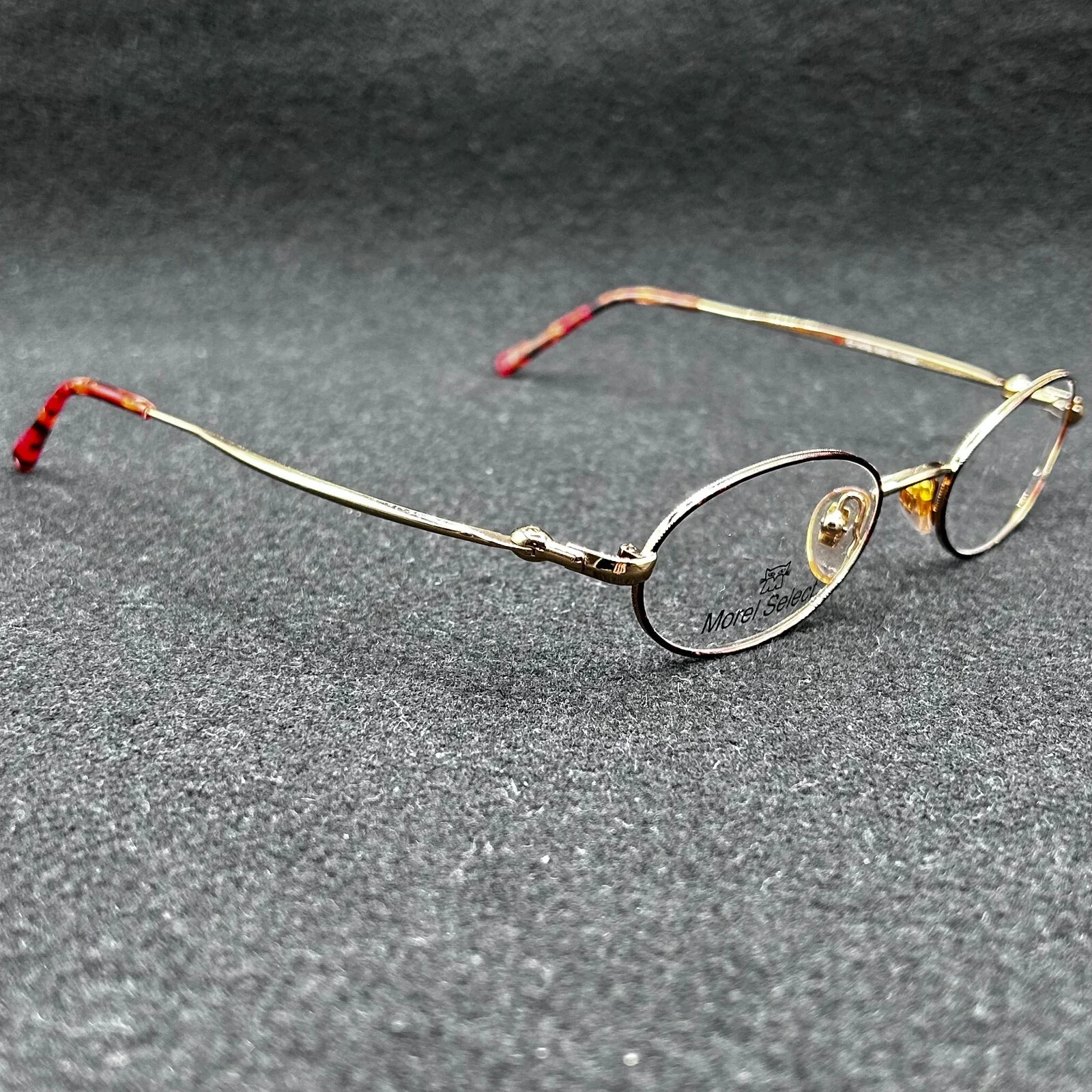 Morel 3964 Select Eyeglasses Gold Frame France Flex 49-20-140 Display 3