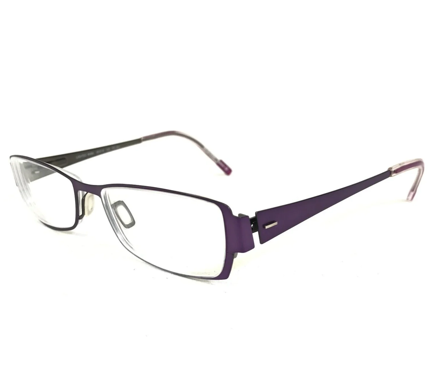 Morel Eyeglasses Frames LIGHTEC 6589L PC 001 Purple Rectangular 50-16-135