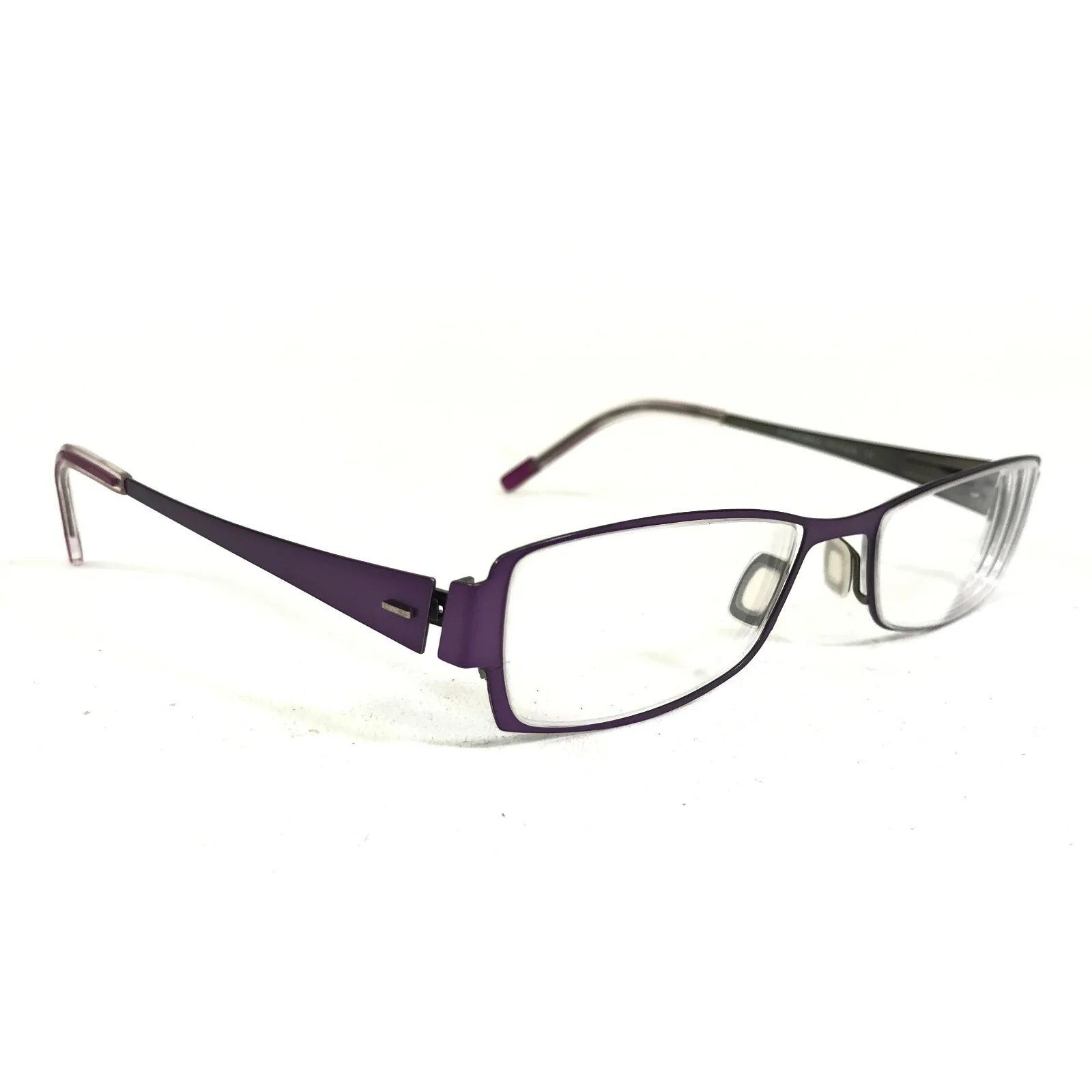 Morel Eyeglasses Frames LIGHTEC 6589L PC 001 Purple Rectangular 50-16-135 3