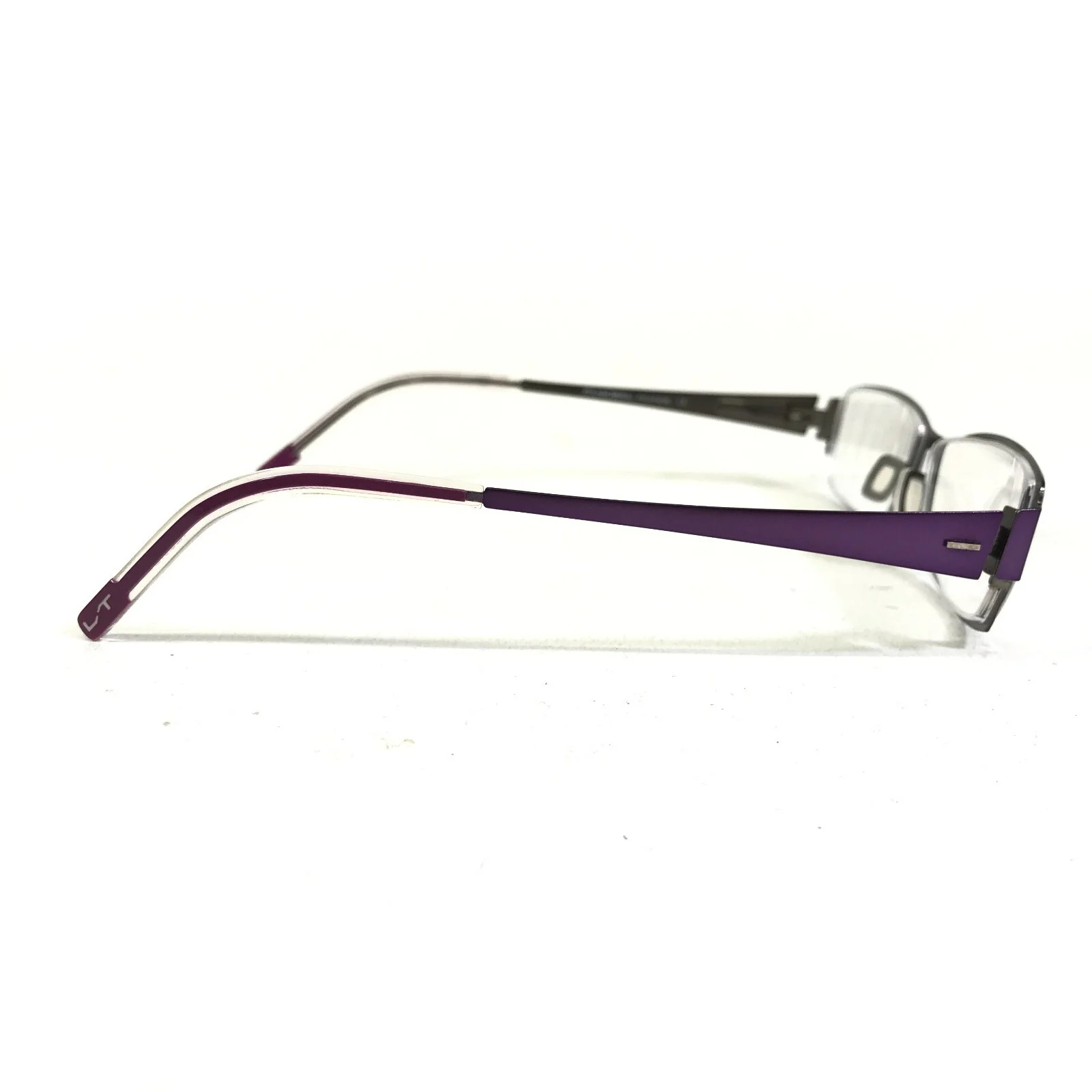 Morel Eyeglasses Frames LIGHTEC 6589L PC 001 Purple Rectangular 50-16-135 4