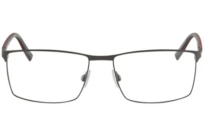 Morel Eyeglasses Lightec 8244L 8244/L GR022 Dark Grey/Red Optical Frame 56mm 2