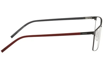 Morel Eyeglasses Lightec 8244L 8244/L GR022 Dark Grey/Red Optical Frame 56mm 3