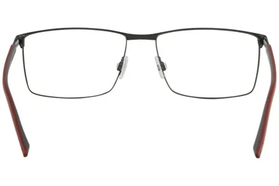 Morel Eyeglasses Lightec 8244L 8244/L GR022 Dark Grey/Red Optical Frame 56mm 4