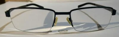 Morel France Lightec 8122L 50-18 145 Gunmetal-Black Half Rim Frames