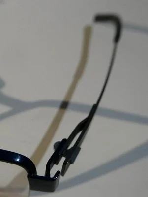 Morel France Lightec 8122L 50-18 145 Gunmetal-Black Half Rim Frames 4