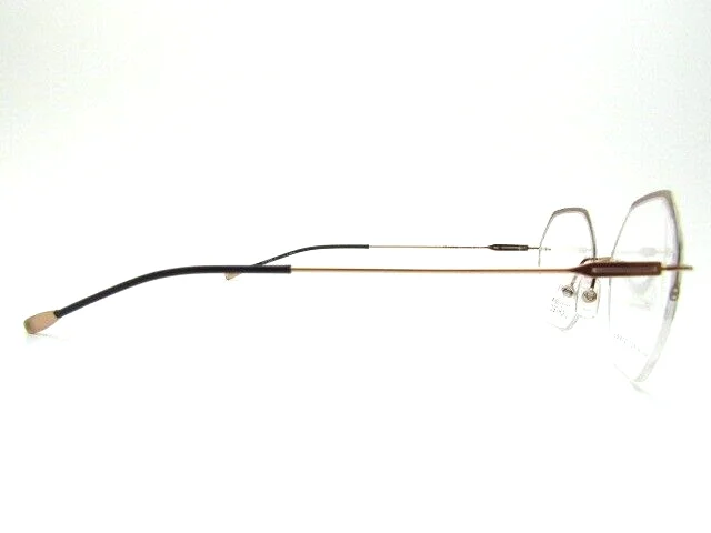 Morel Lightec 30217L Gold 51 x 17 140 mm Drill Mount Rimless Eyeglass Frame 2