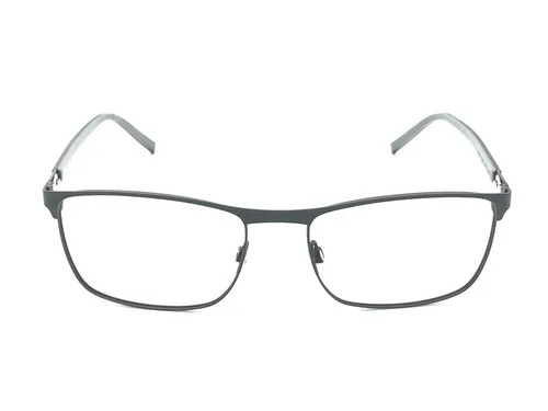 Morel Lightec 8243L Black Square Eyeglasses Frames 52-16 140 France 2