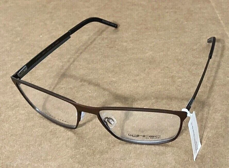 Morel LIGHTEC Delta 5B 8091L MG030 Brown Designer Eyeglasses Frame 54-15-140 2