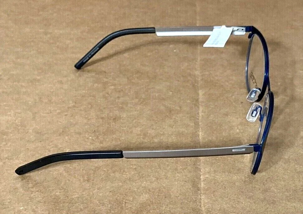 Morel LIGHTEC Delta 5B 8092L BG041 Blue Designer Eyeglasses Frame 52-18-140 3