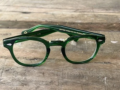 MOSCOT LEMTOSH EMERALD 44mm EYEGLASSES WITH CASE