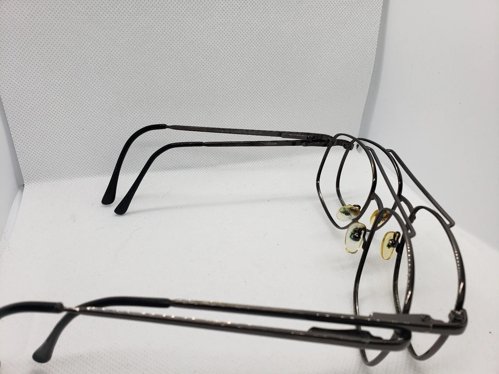 Moscow Gunmetal Aviator Eyeglasses Frames 2 pairs 4