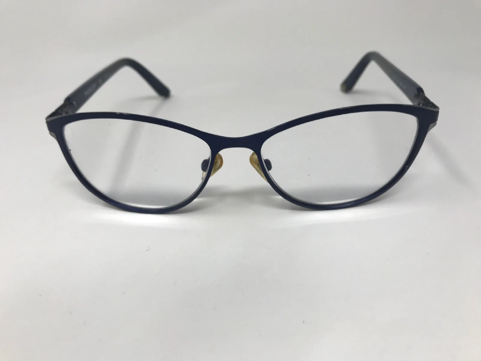 MUGLER TR1027 Eyeglasses Frame 52-15-135 Dark Blue/Silver Matte NH83 2
