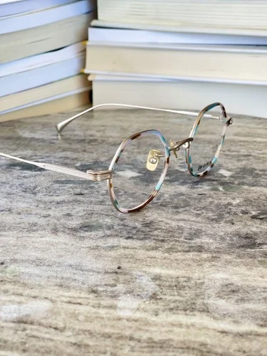 Multicolor Hexagon Retro Eyeglasses Eyewear Women Frame Optical Glasses Japan 2
