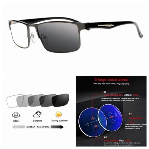 Multifocal Progressive Photochromic Men
