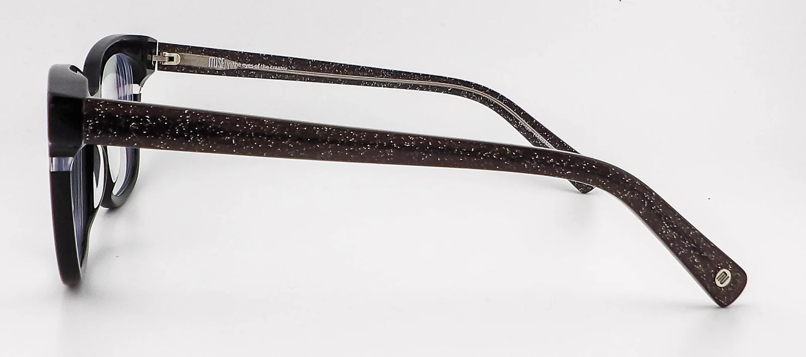 Muse Leonora Glitter Black 35-001432 Eyeglasses Frames 48-20-145 3