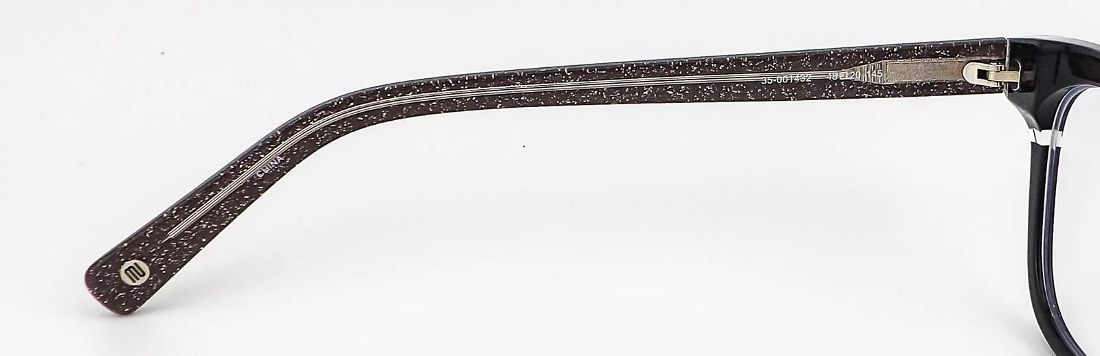 Muse Leonora Glitter Black 35-001432 Eyeglasses Frames 48-20-145 4