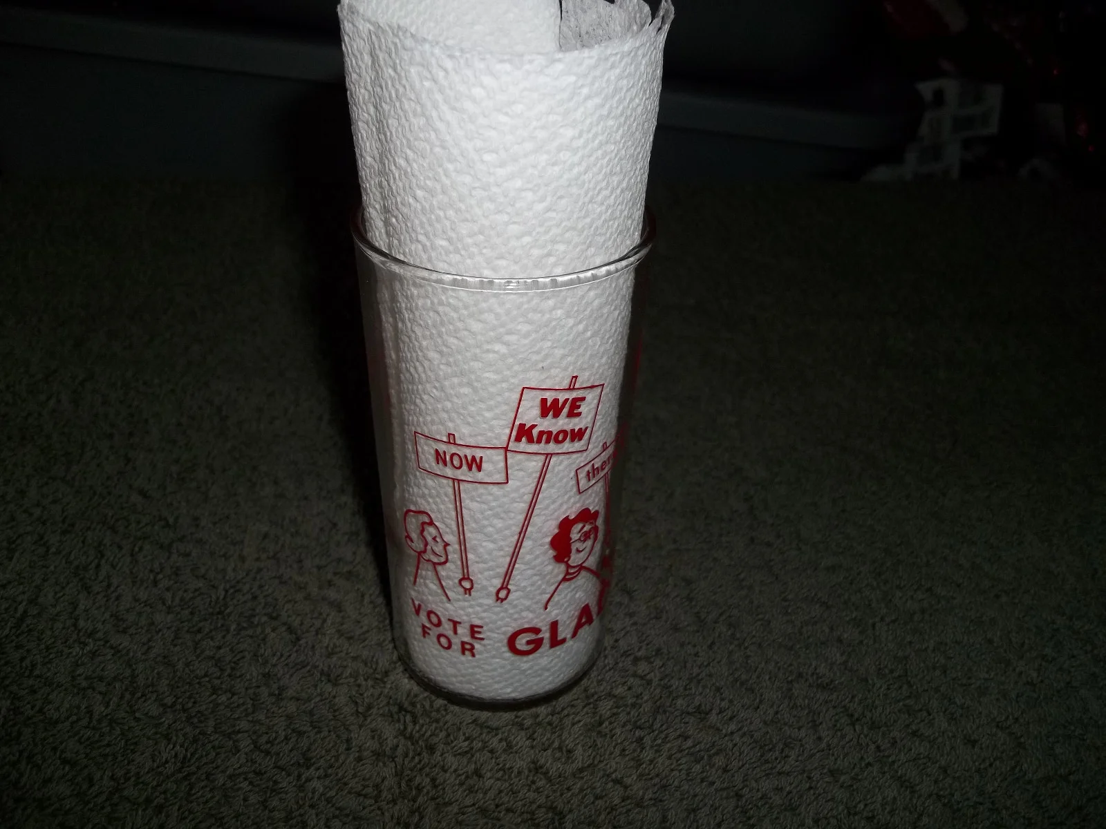 Muskogee OK - Political Glass - Gladys Nunn 2