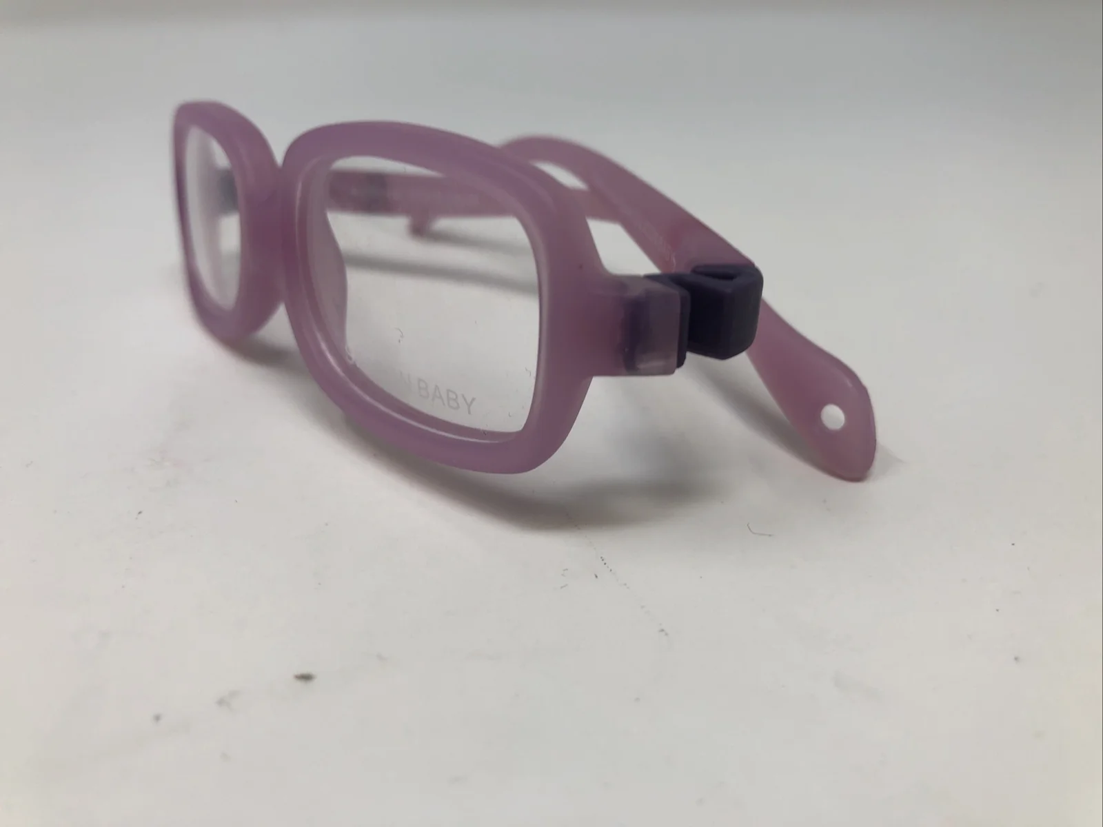 NANO Eyeglasses Frames NV201038 SILICON BABY 38-13-122 Pink Full Rim E124 2