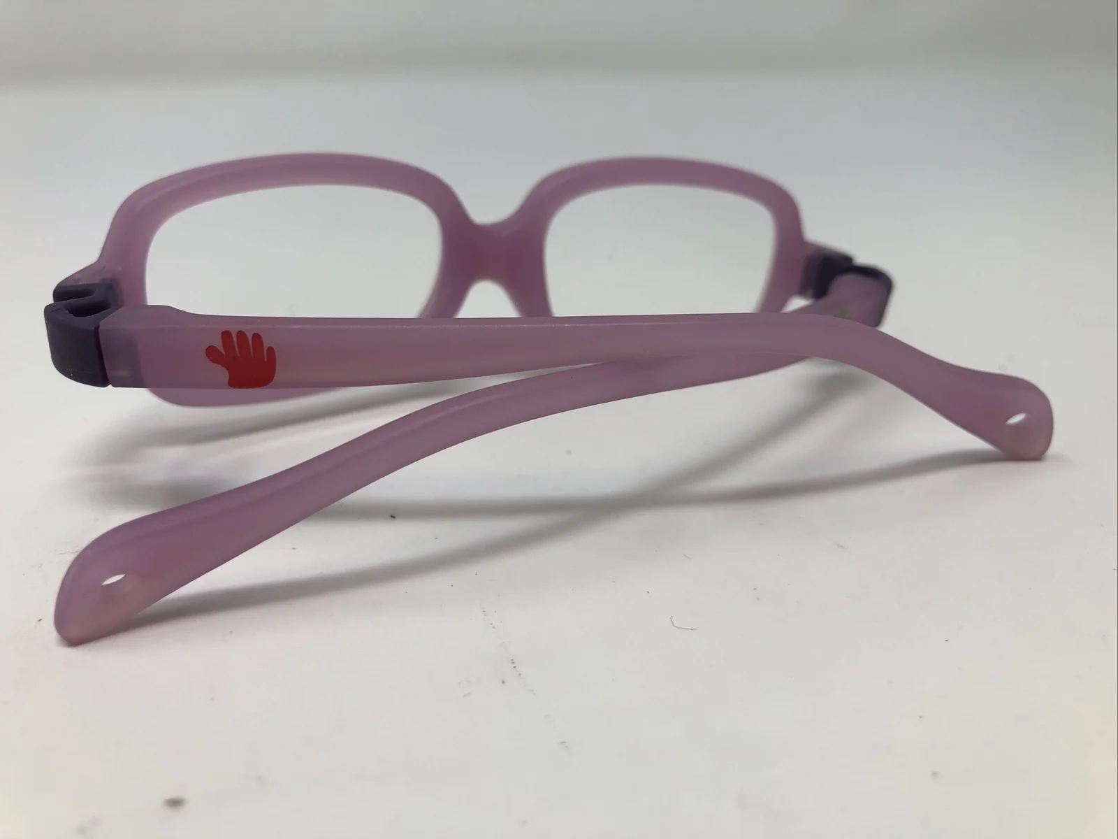 NANO Eyeglasses Frames NV201038 SILICON BABY 38-13-122 Pink Full Rim E124 3