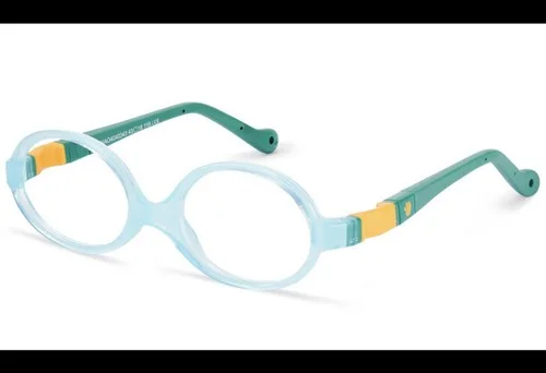 Nano Vista Cub 3.0 43 16 CE Baby Eyeglasses Flexible w/ Neck Strap Blue&Green