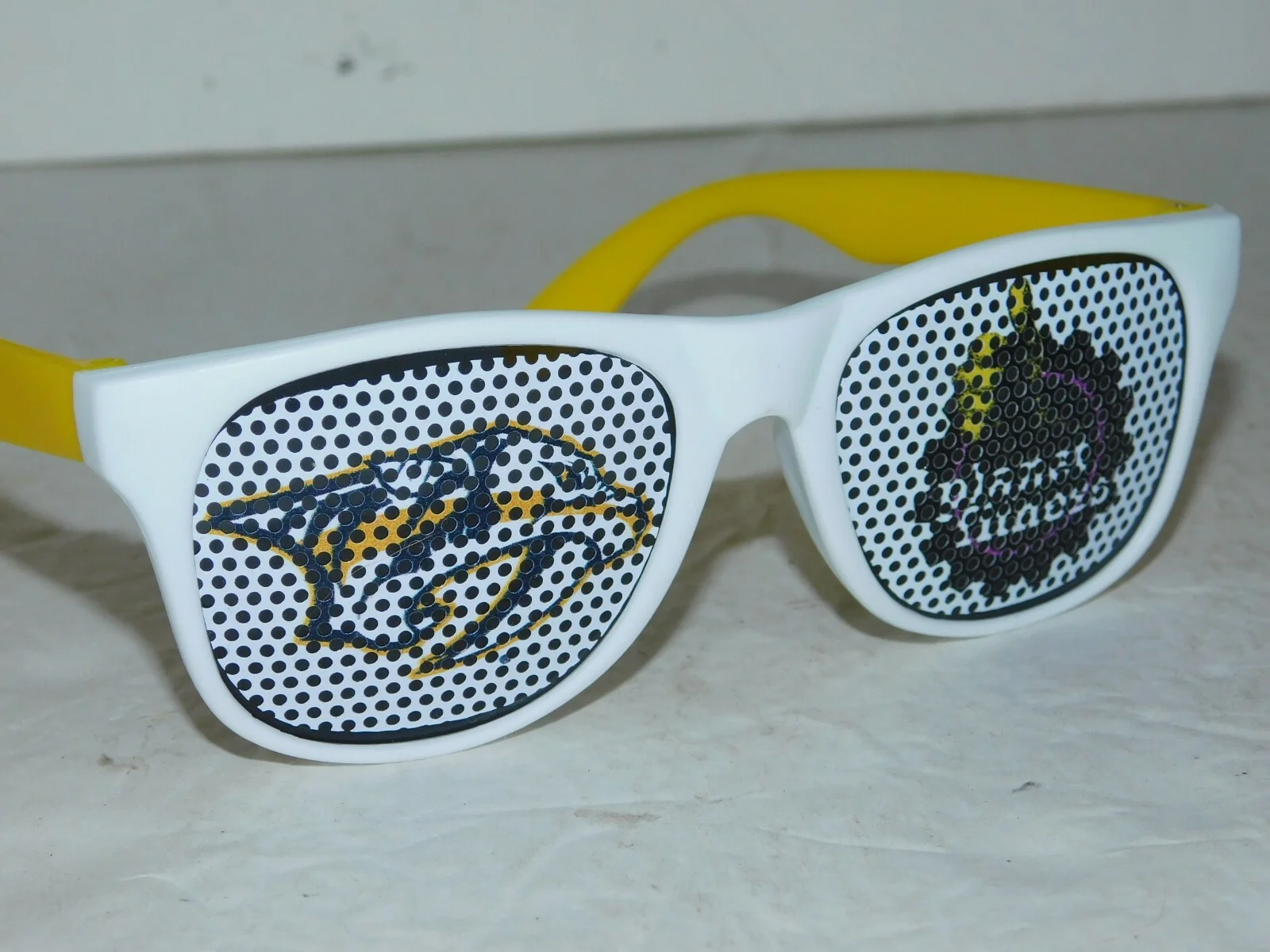 Nashville Predators Glasses Plastic Planet Fitness Hockey Yellow Souvenir NHL 2