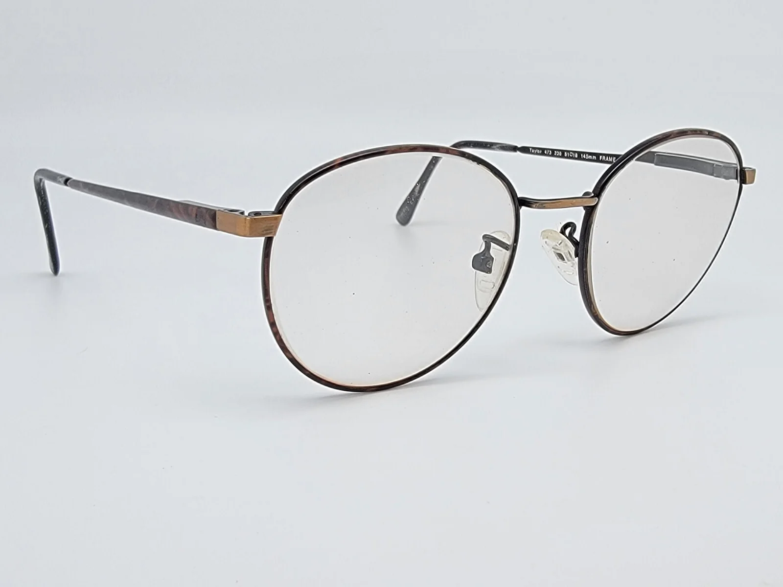 National by Creative Optics Taylor 473 230 Gold Tortoise Eyeglasses Frame 51mm